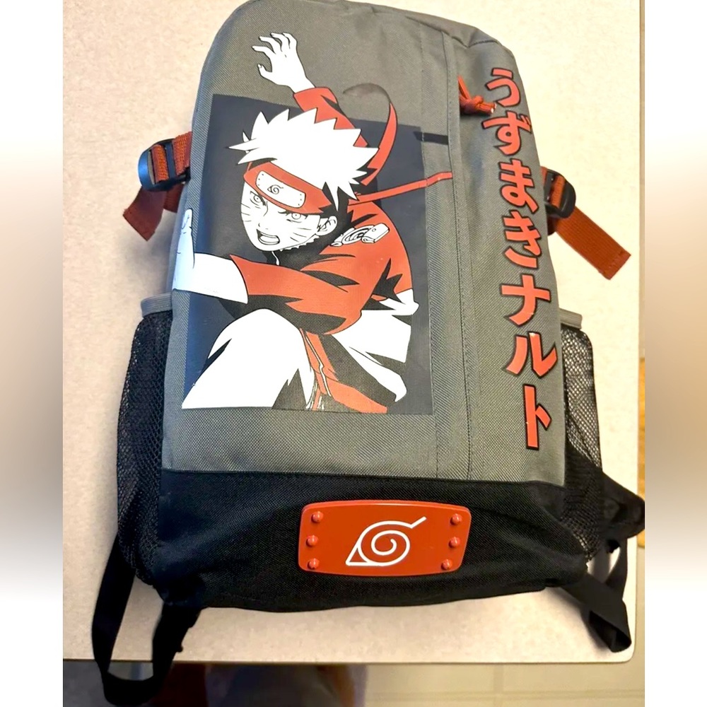 Hot Topic Naruto Shippuden Collection Backpack Great Condition Animi school